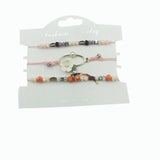 HanJing Crystal Chain Friendship Wrap Bracelet for Women
