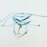 HanJing Crystal Chain Friendship Wrap Bracelet for Women