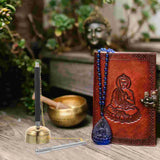 Telescopic Temple Chime Brass Fittings Yoga Hand Bells