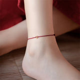 Hand Braided Red Rope Lucky Bracelet Women Men Charms Bangles