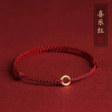 Hand Braided Red Rope Lucky Bracelet for Women Men Charms Bangles