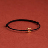 Hand Braided Red Rope Lucky Bracelet Women Men Charms Bangles