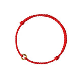 Hand Braided Red Rope Lucky Bracelet for Women Men Charms Bangles