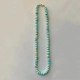 Braided Rope Knots Chalcedony Lapis Lazuli Amazonite Necklace