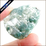 Hand Carved Brave Troops Green Agate Stone Pendant Necklace for Boys SS911