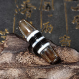 Hand Carved Tibetan Totem Agate Dzi Bead Necklace Pendant