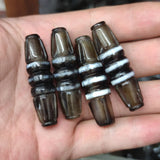 Hand Carved Tibetan Totem Agate Dzi Bead Necklace Pendant