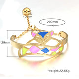 Stainless Steel Fox Bracelet Women Jewelry Hand Chain