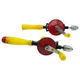 Hand Crank Drill for Woodworking Plastic Metal Punching 0.6-6mm Jewelry Tools