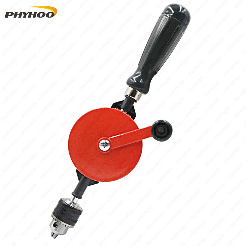 Mini Hand Drill 1/4-Inch with Double Pinions Design