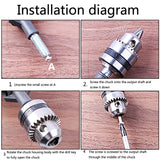 Mini Hand Drill 1/4-Inch with Double Pinions Design