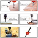 Mini Hand Drill 1/4-Inch with Double Pinions Design