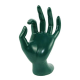Green Hand Form Jewelry Display Holder for Bracelets and Necklaces