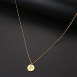 Hand Gesture Pendant Engrave Hand Sign Necklace Pinky Promise Personalized