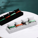Velvet Bracelet Watch Display Tray Organizer