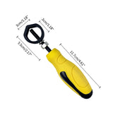 Steel Stamp Safety Handle Leather Puncher Security Holder
