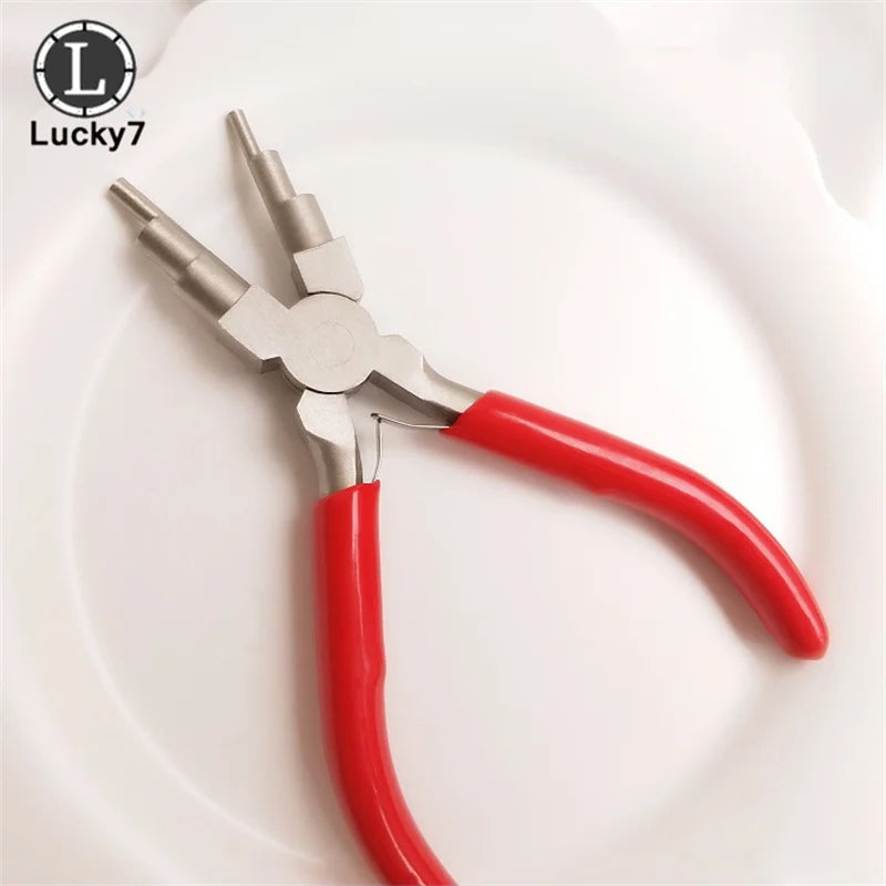 Hand-Made 6-segment Pliers Round Shape Jewelry Pliers DIY Manual Pliers