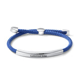 Hand-Made Stainless Steel Bar Rope Chain Bracelet for Women