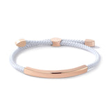 Hand-Made Stainless Steel Bar Rope Chain Bracelet for Women