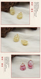 Dried Flower Resin Pendant Charms 10pcs/lot DIY Jewelry Finding