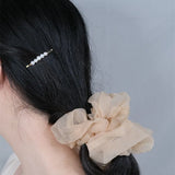 Hand-Made Five Pearl Hairpins And Side Clip