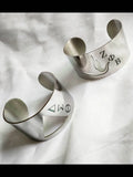 Greek Sorority Stainless Steel Bangle for Women