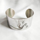 Greek Sorority ZPB Stainless Steel Bangle Jewelry