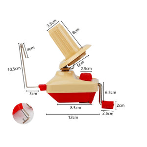 Hand Operated Yarn Winder Fiber Wool Manual Handheld Winder Machine String Ball