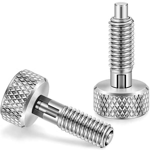 Retractable Spring Plunger w/ Knurled Handle Stainless Steel M6 Pins for Toolbox