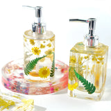 DIY Hand Sanitizer Bottle Silicone Mold for Epoxy Resin Glue