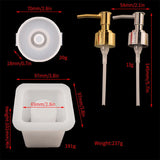 DIY Hand Sanitizer Bottle Silicone Mold for Epoxy Resin Glue
