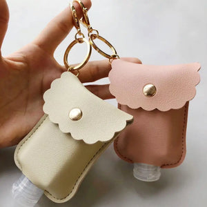 Hand Sanitizer Keychain Holder 60ml Flip Cap Bottle