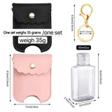 Hand Sanitizer Keychain Holder 60ml Flip Cap Bottle