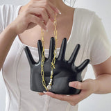 Hand Shaped Jewelry Display Stand Holder Rack Ceramic