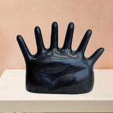 Hand Shaped Jewelry Display Stand Holder Rack Ceramic