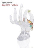 Hand Shaped Jewelry Stand Shelf Plastic Bracelet Ring Display