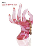 Hand Shaped Jewelry Stand Shelf Plastic Bracelet Ring Display