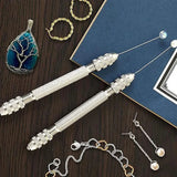 Hand Twist Drill Manual Punching Tool Double-Headed Nozzle Jewelry Equipment