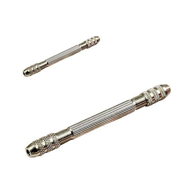 Hand Twist Drill Manual Punching Tool Double-Headed Nozzle Jewelry Equipment
