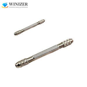 Hand Twist Drill Manual Punching Tool Double-Headed Nozzle Jewelry Equipment