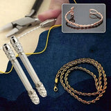Hand Twist Drill Manual Punching Tool Double-Headed Nozzle Jewelry Equipment