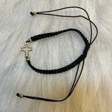 Hand Woven Cross Hollow Religious Prayer Bracelet
