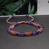 Hand Woven Strawberry Crystal Bracelet Luck