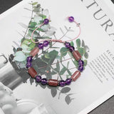 Hand Woven Strawberry Crystal Bracelet Luck
