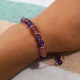 Hand Woven Strawberry Crystal Bracelet Luck