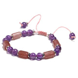 Hand Woven Strawberry Crystal Bracelet Luck