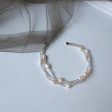 Hand Woven Freshwater Pearl Bracelet for Women