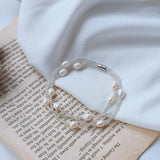 Hand Woven Freshwater Pearl Bracelet for Women
