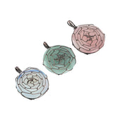 Hand Woven Peony Flower Ancient Bronze Retro Reiki Healing Necklace