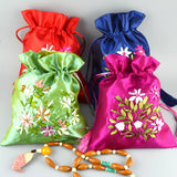 Hand Embroidery Brocade Collectables Bracelets Jewelry Bags 4pc/lot
